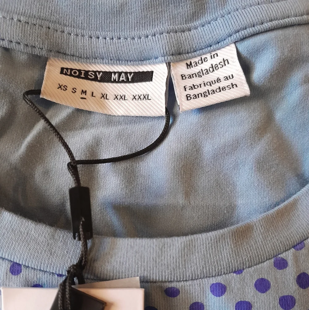 Noisy May Katinka Illusion Print Long Sleeve  Blouse - Picture 4 of 11